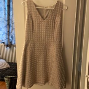 Pink cocktail dress. High quality, slightly quilted and a little sparkle.